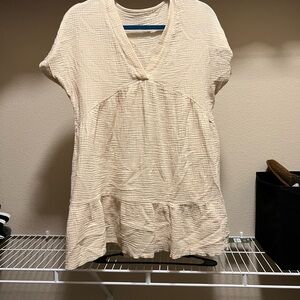 Light Yellow babydoll length dress